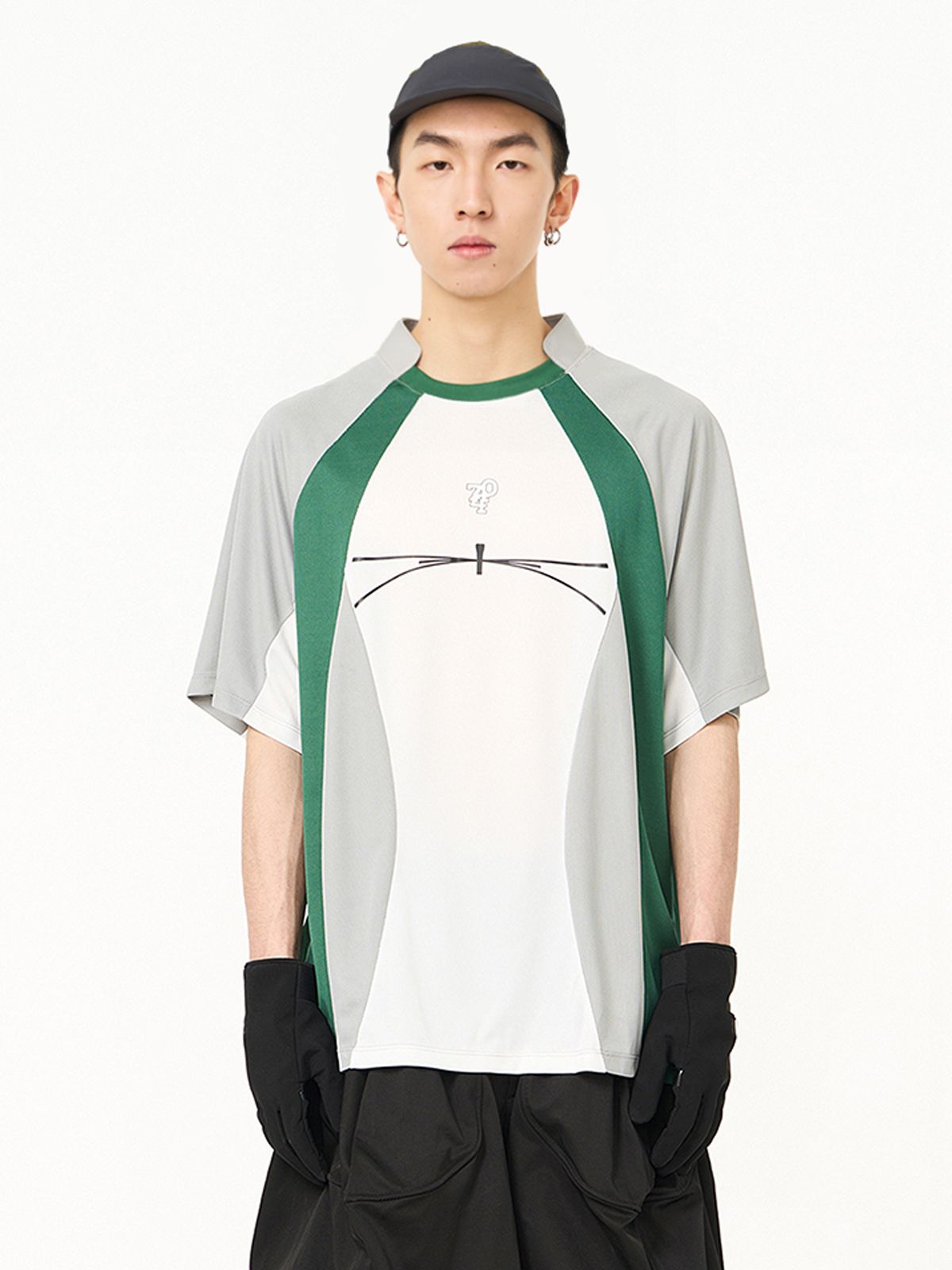 대비 캐주얼 가우디 대형 티셔츠