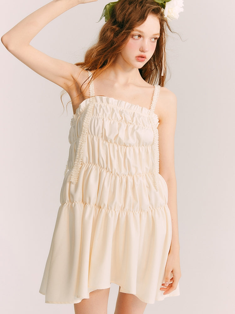 Gather Asymmetry Simple Chic Mini-One-Piece