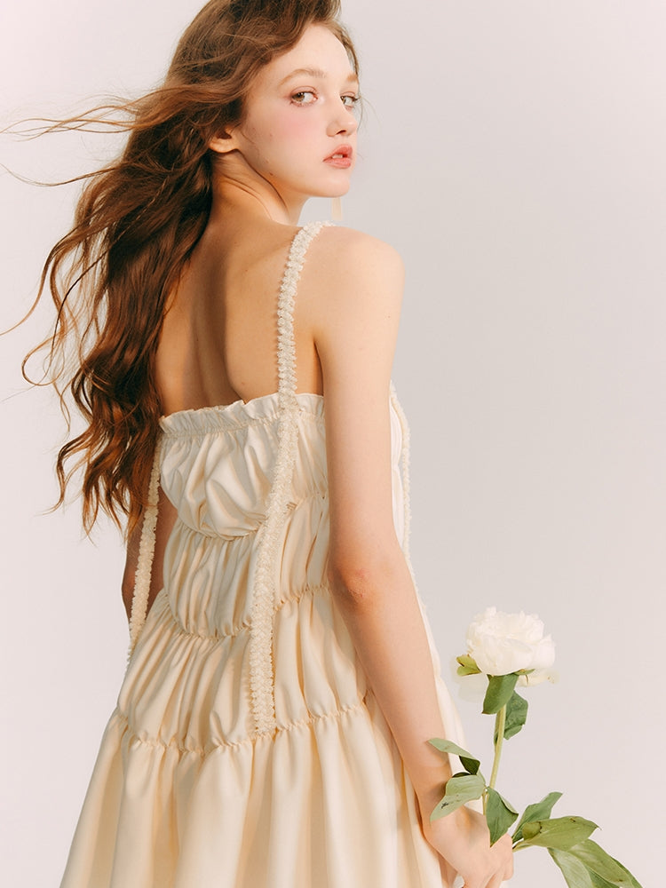 Gather Asymmetry Simple Chic Mini-One-Piece