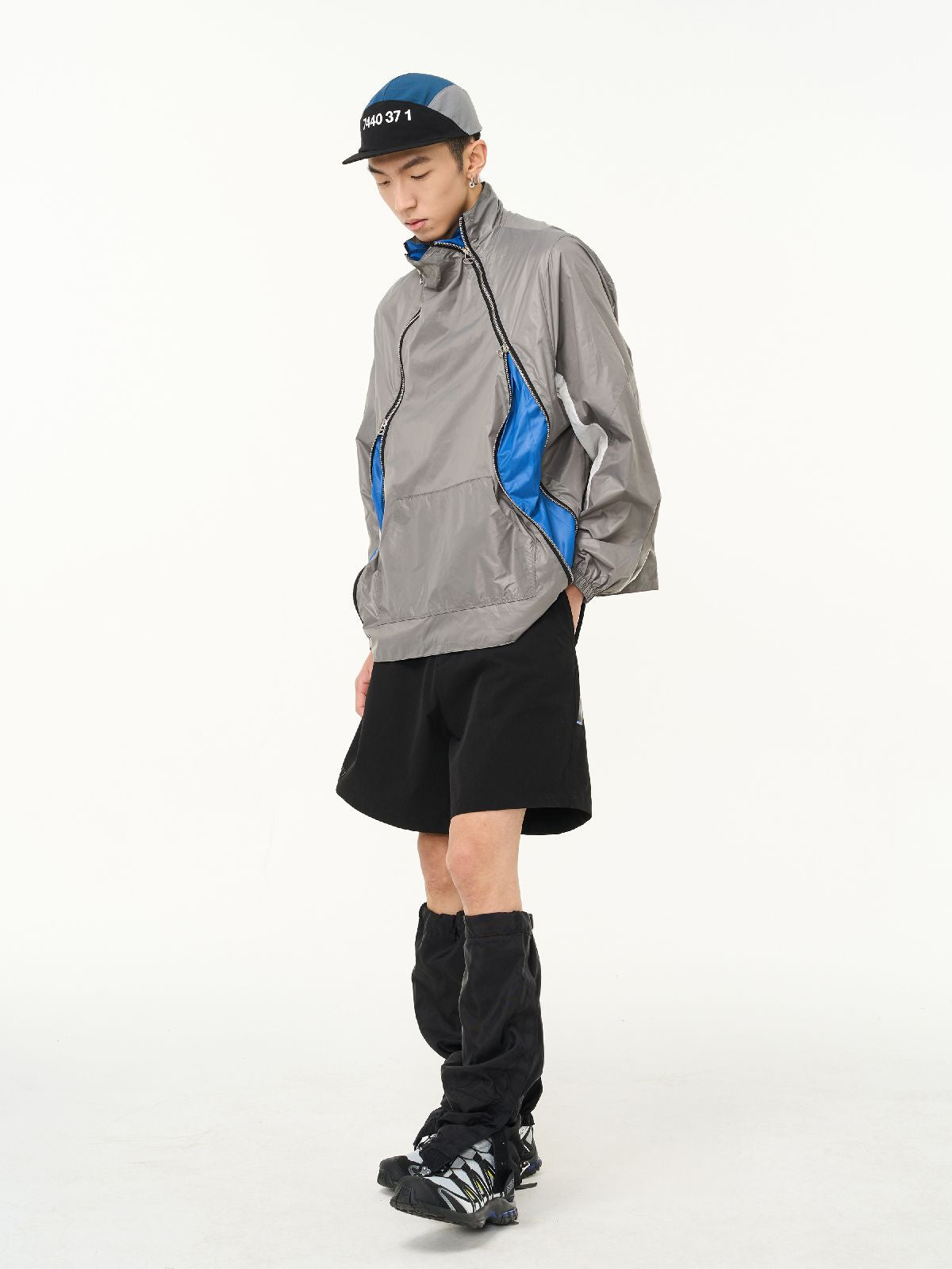 Wide Casual Plain Half-Pants