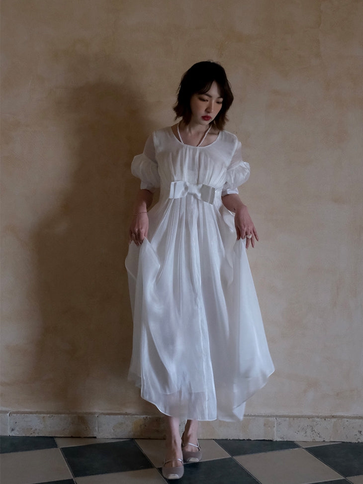 우아한 광택 플레어 프린세스 달콤한 장거리