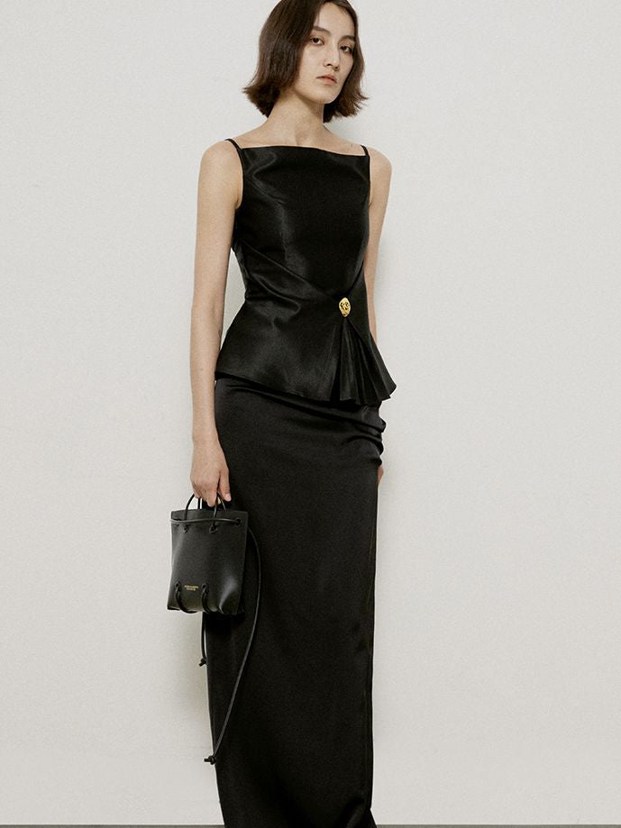 Drape Plain Maxi Langstachel
