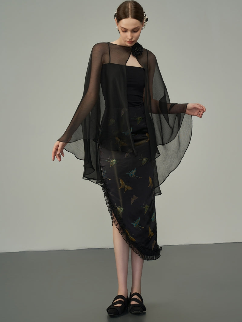Asymmetrie Metallic Butterfly Rackrock