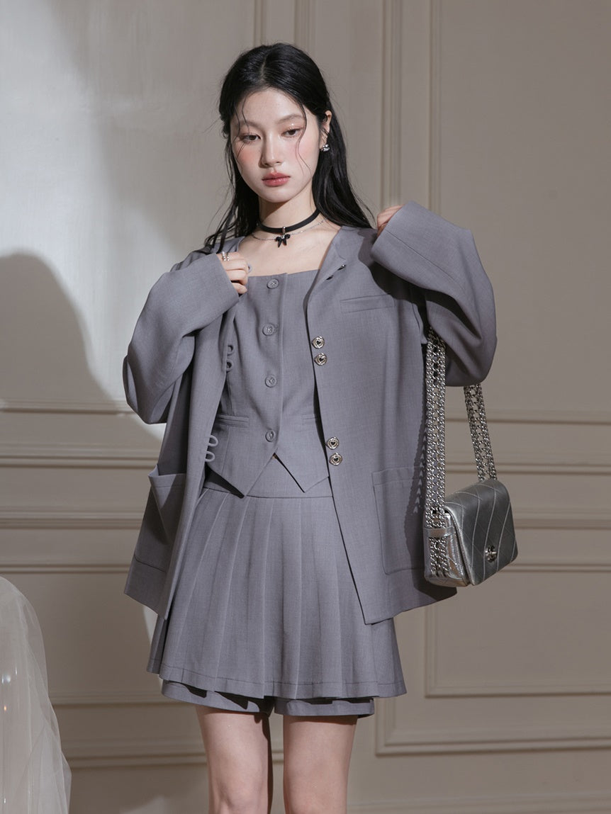 Jacke und Weste des chinesischen Stils im chinesischen Stil