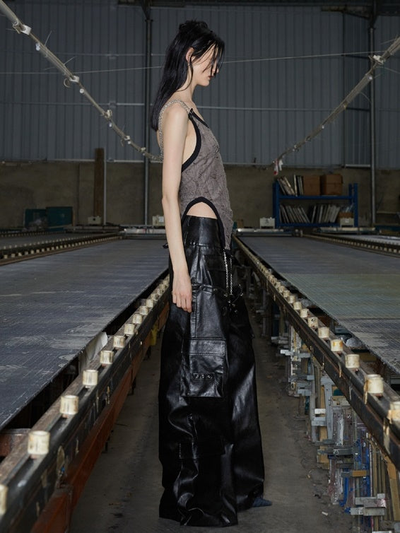 2ways Up And Down Sleeveless Top