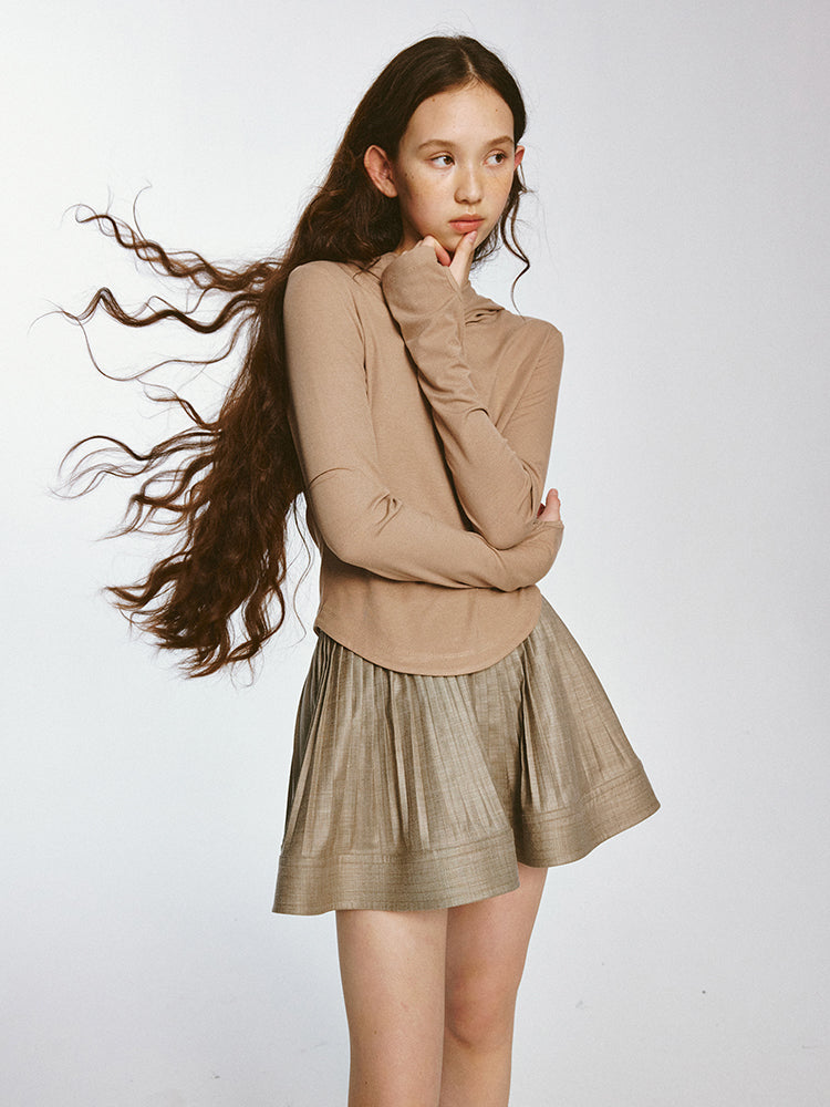 Lazy Relaxed Slim Knitted Top