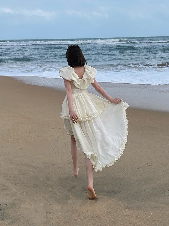 Fishtail Lace Slim Dress
