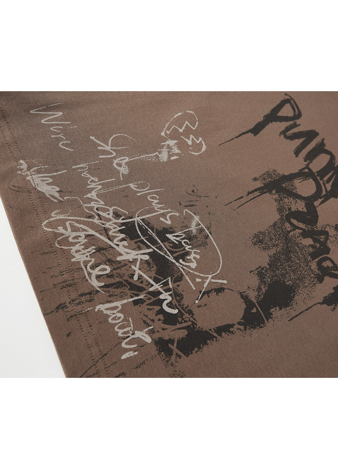 Graffiti Kurzarm T-Shirt