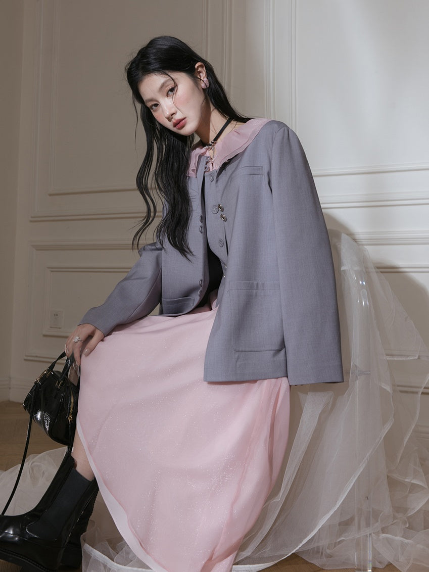 Jacke und Weste des chinesischen Stils im chinesischen Stil