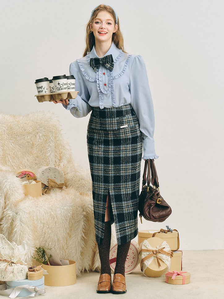 Preppy Rackspitzenhemd