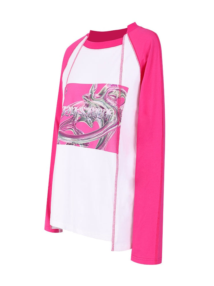 Raglan Sleeve Loose T-shirt