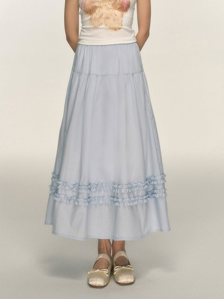 Fungus A-line Maxi Skirt