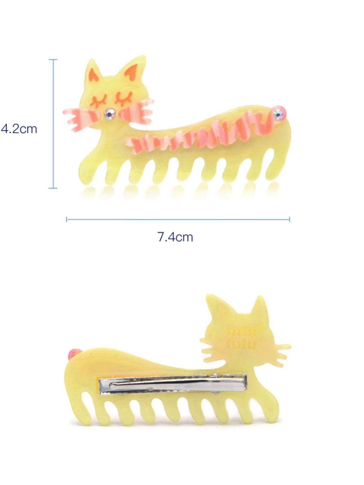 스윙 테일 귀여운 새끼 고양이 귀걸이 & 피어스 & 헤어핀