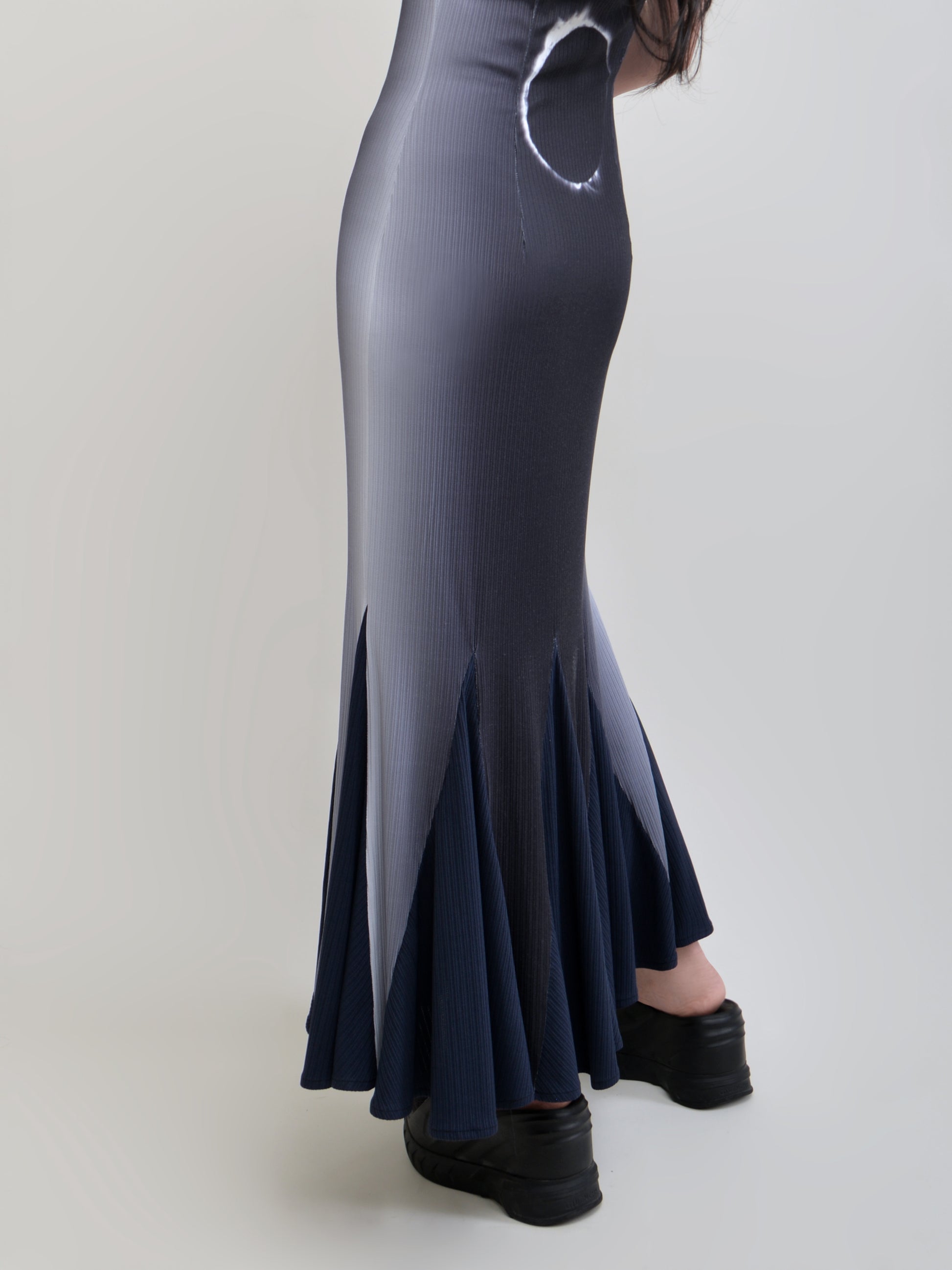 Gedruckte Nähte Hosenträger Elastic Mermaid Kleid