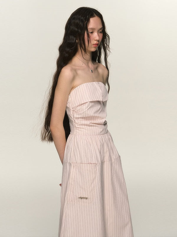 Striped Bleering Top Einteil