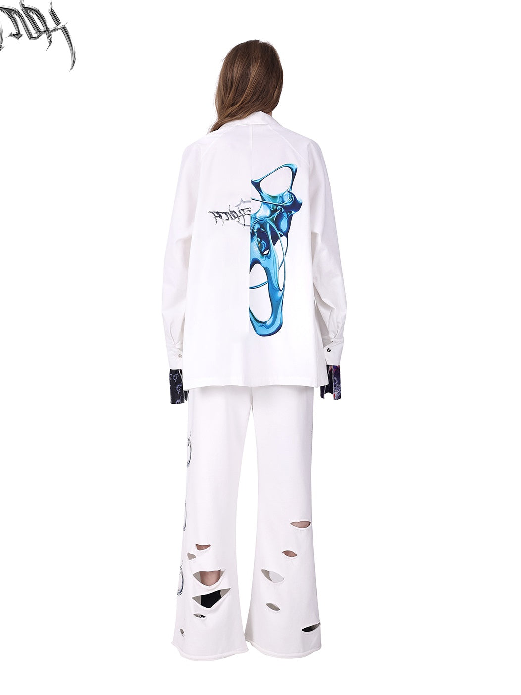 Veste de chemise en vrac sur le point d&