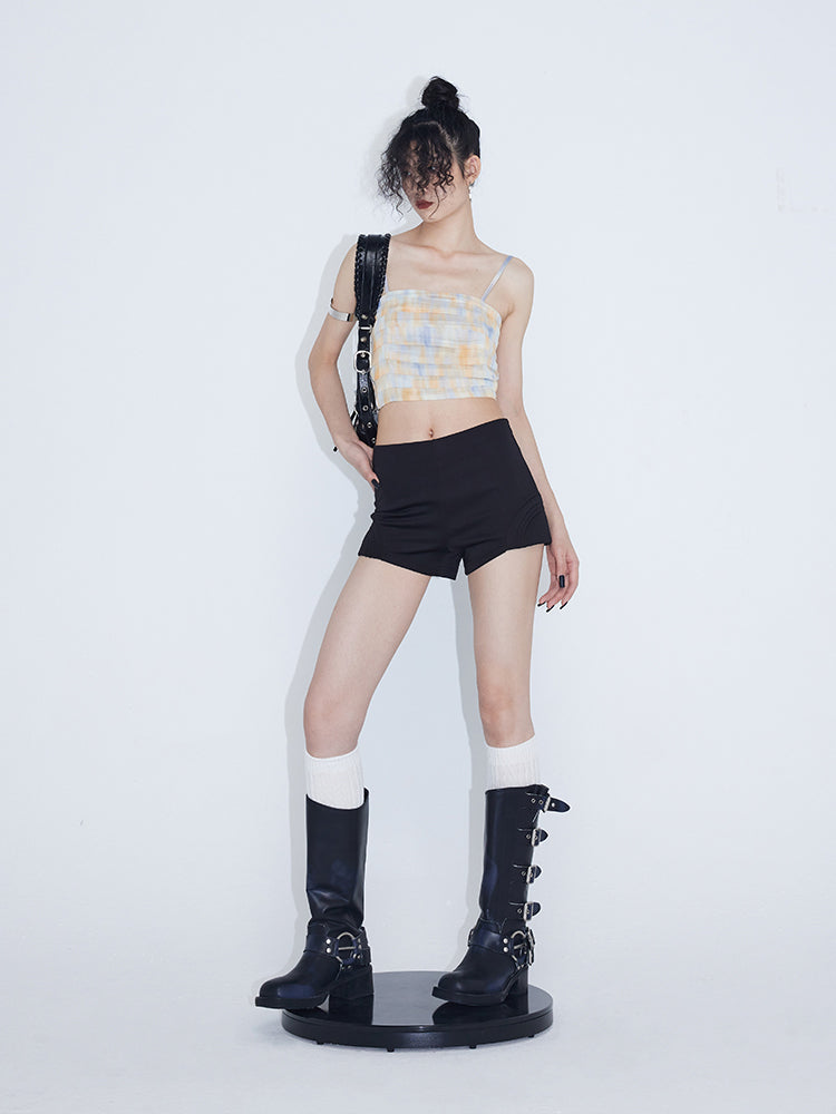Slim Elastic Hot Pants