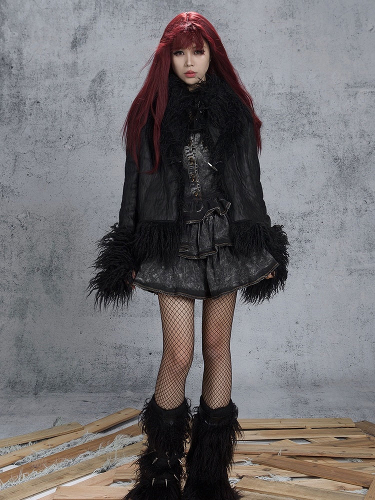 Fake FUR Stitch Jacket