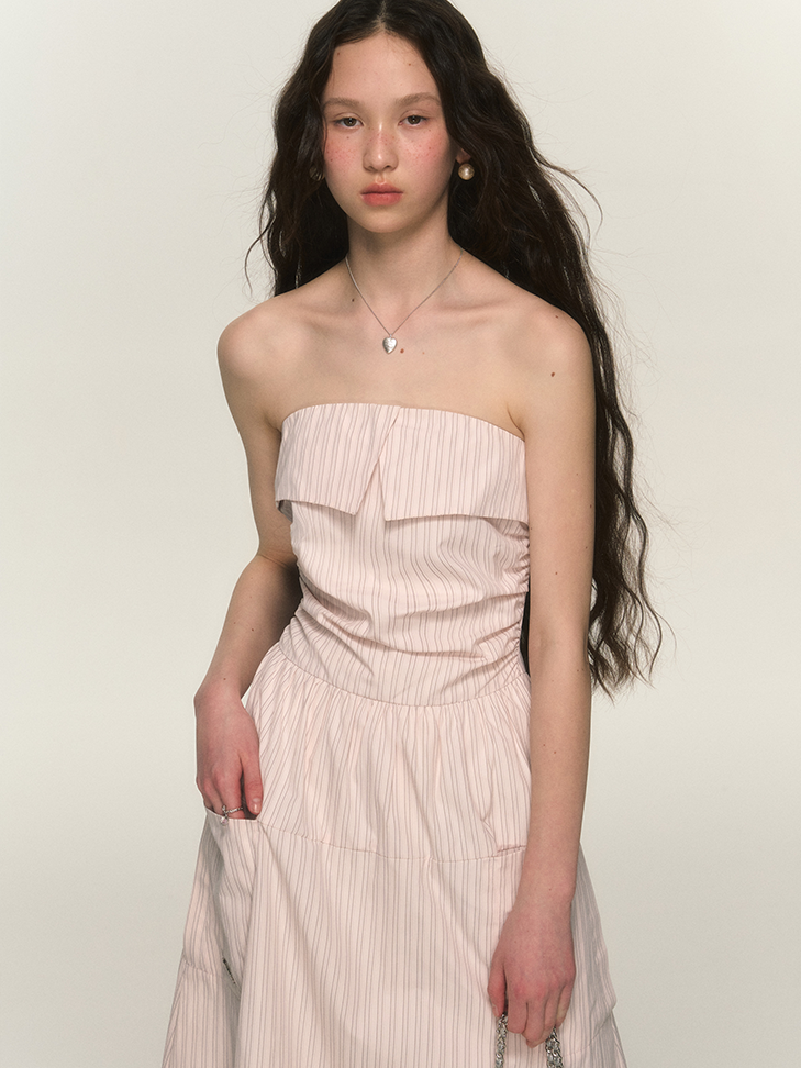 Striped Bleering Top Einteil