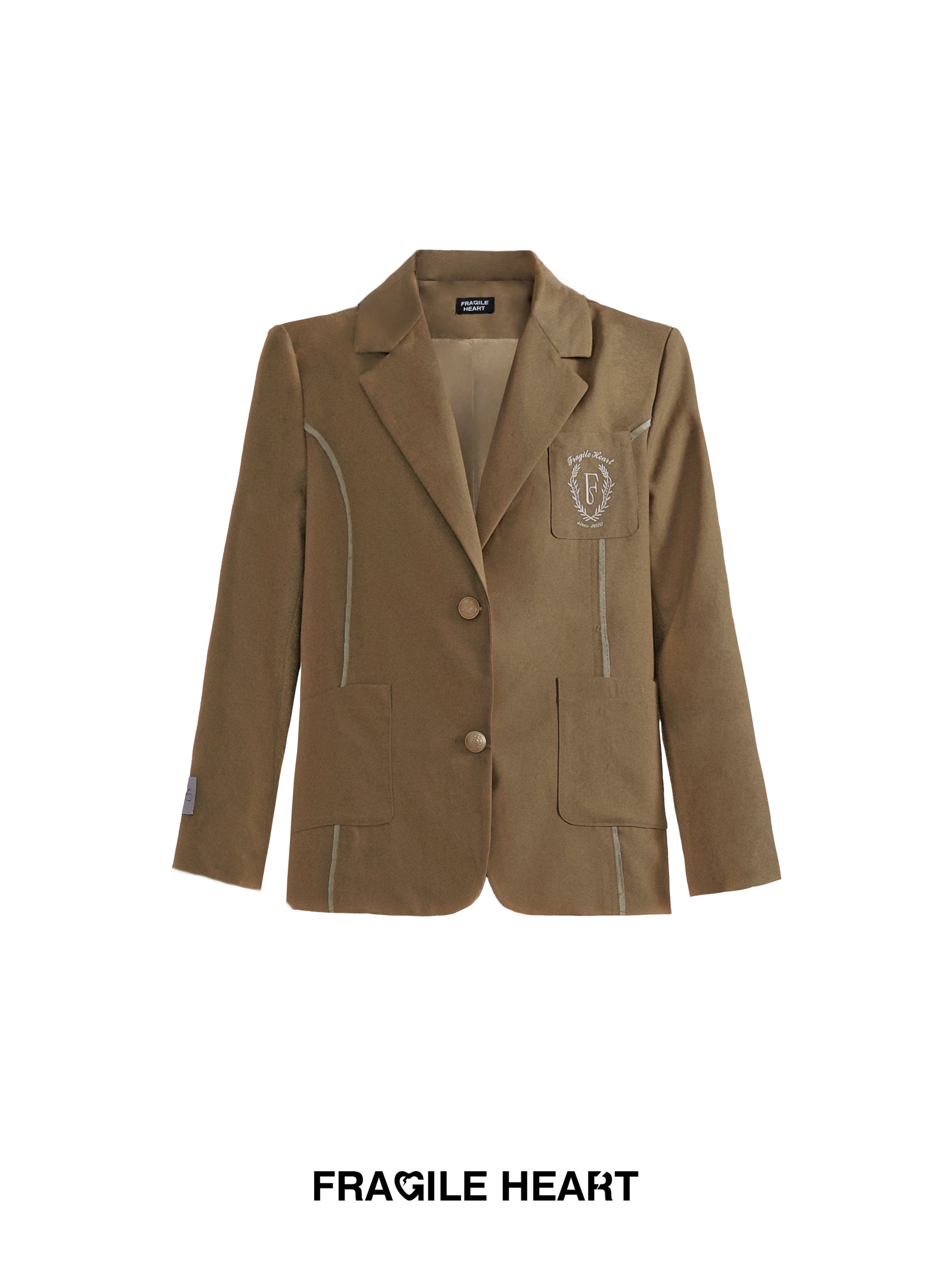 Retro SchoolGirl Jacket & Mini Skirt & Lace-Up Shirt