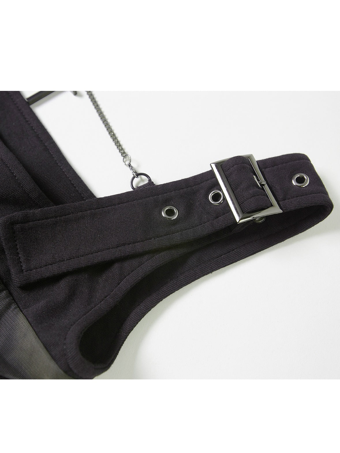 Punk Butterfly Mesh Suspenders Top