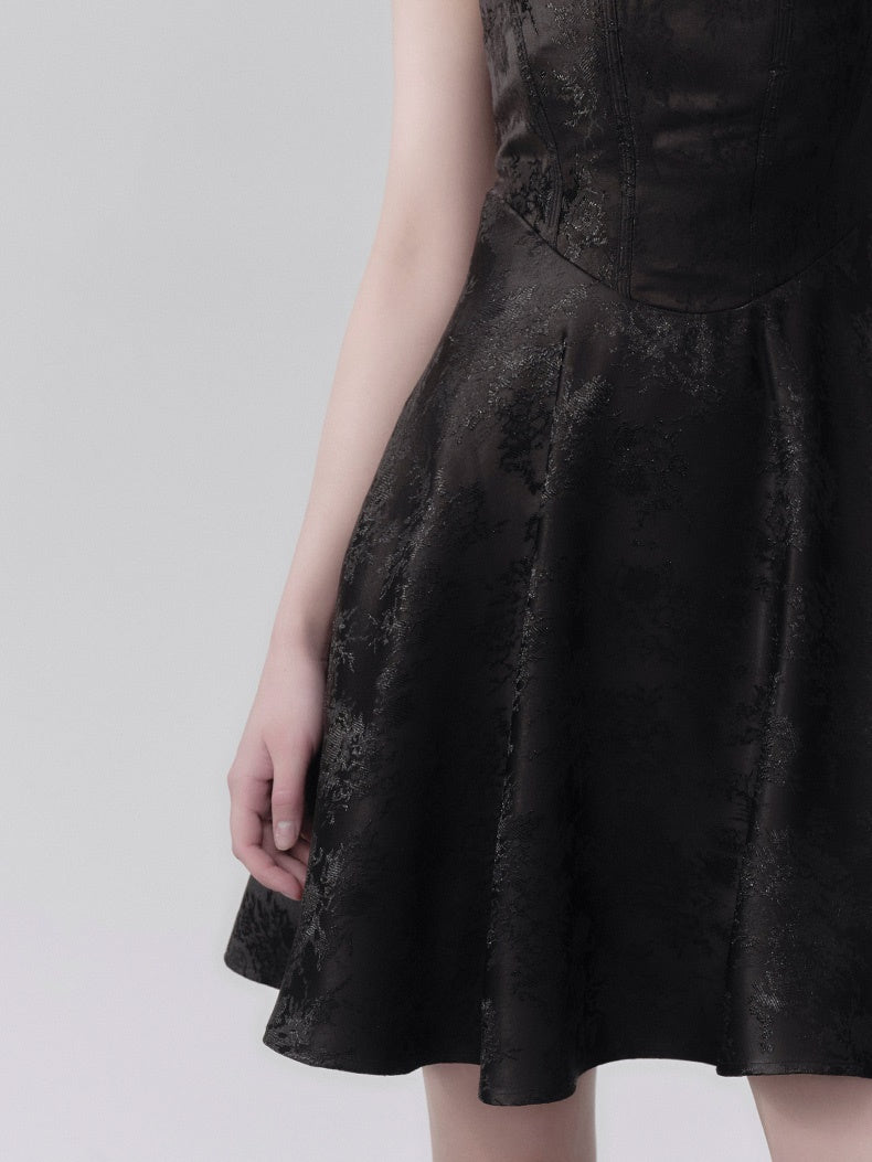 Jacquard Sling Robe & Ribbon Sangle Gile