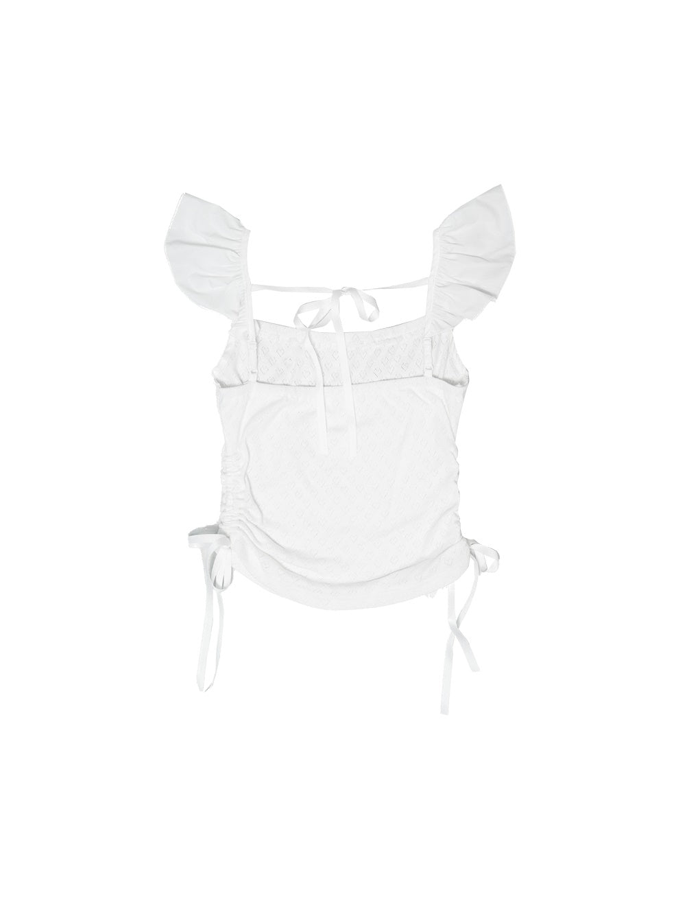 Flying Sleeve Love Jacquard Camisole