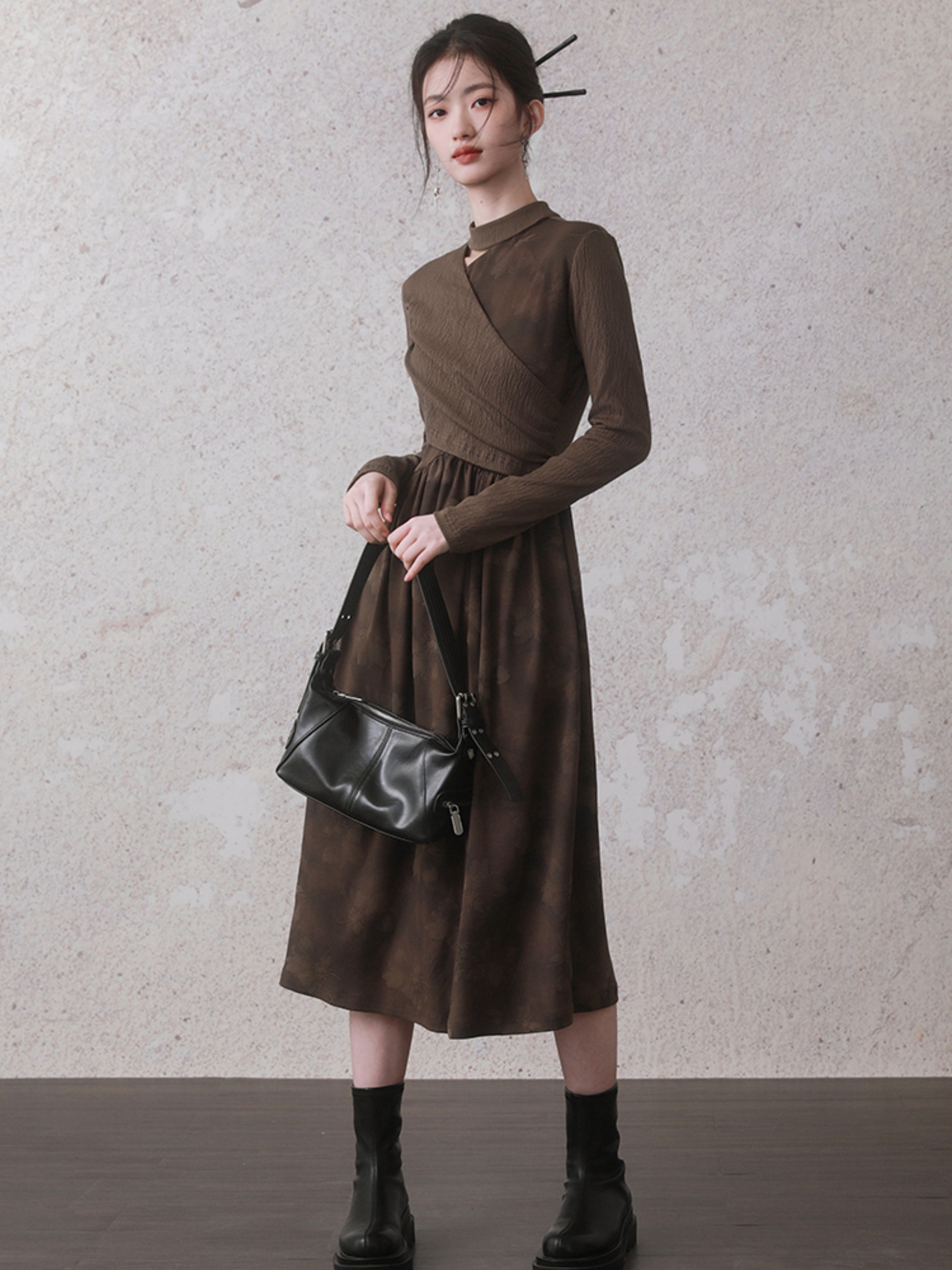 Switching Design Cachecoeur -Kleid