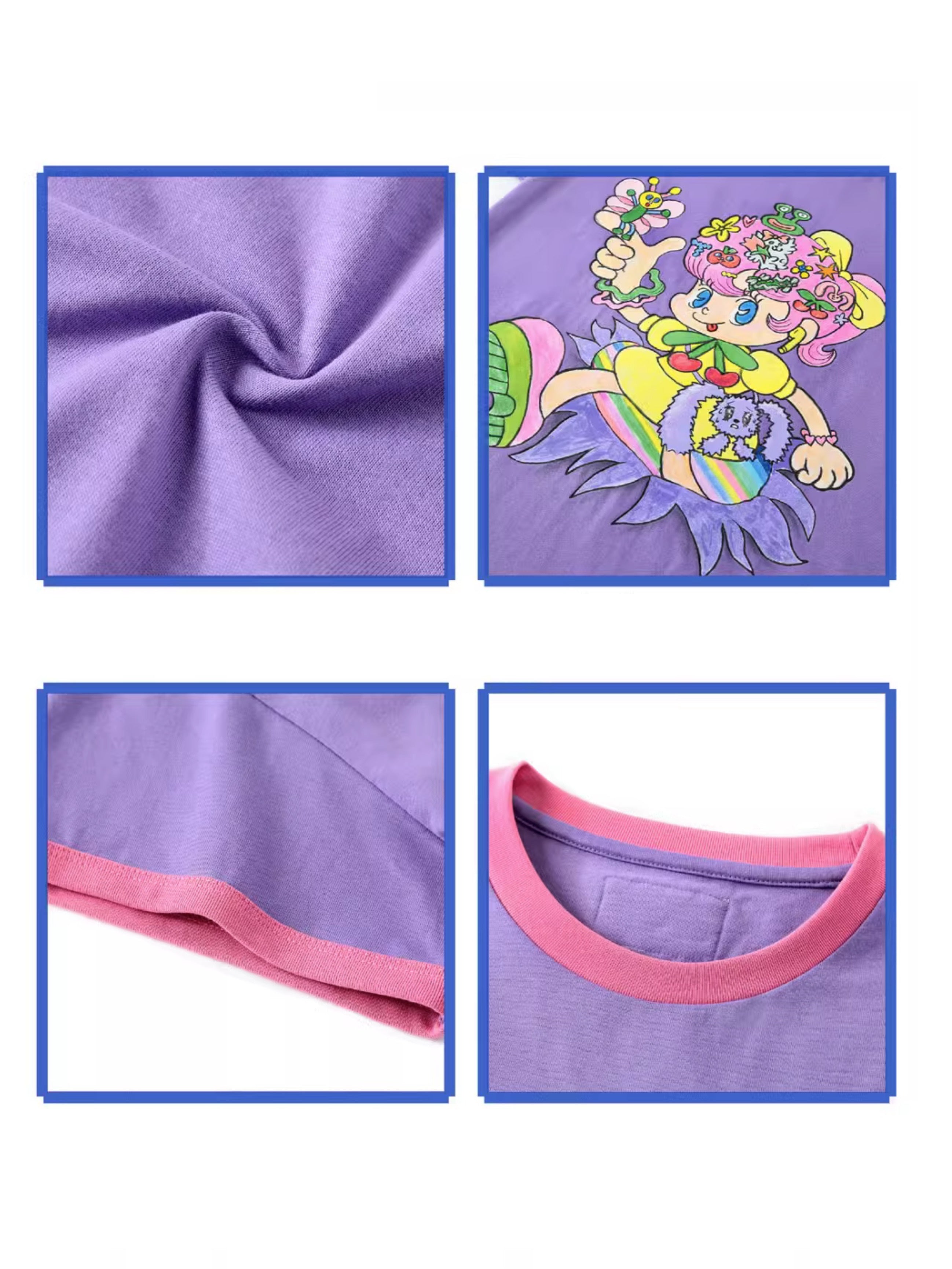 Comic Girl Print T-Shirt