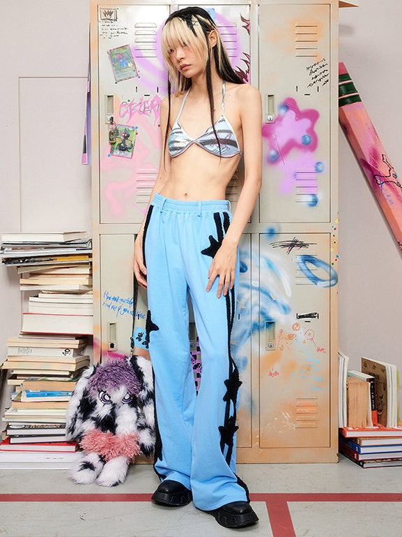 Rabbit Skull Halter-neck Bra