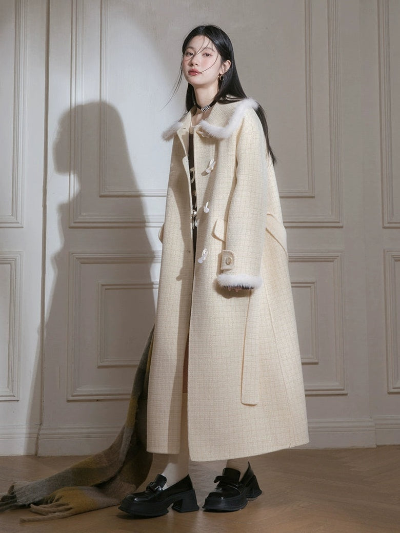 Fur Edge Doll Collar Coat