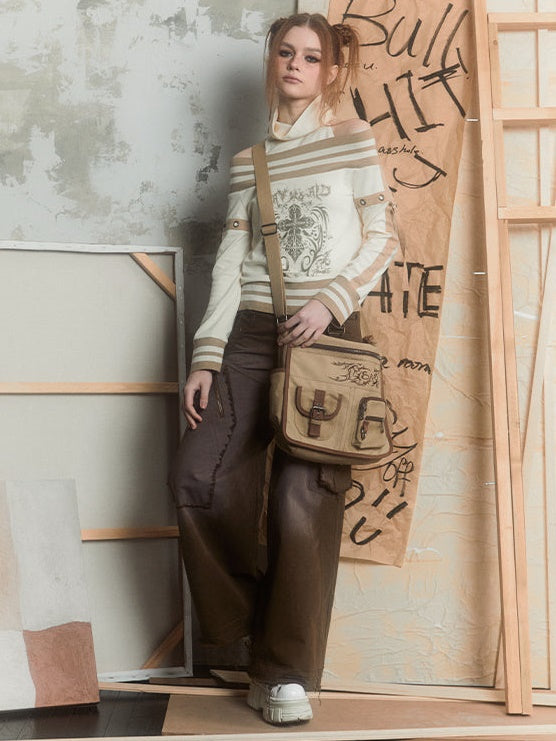 Canvas Messenger Bag