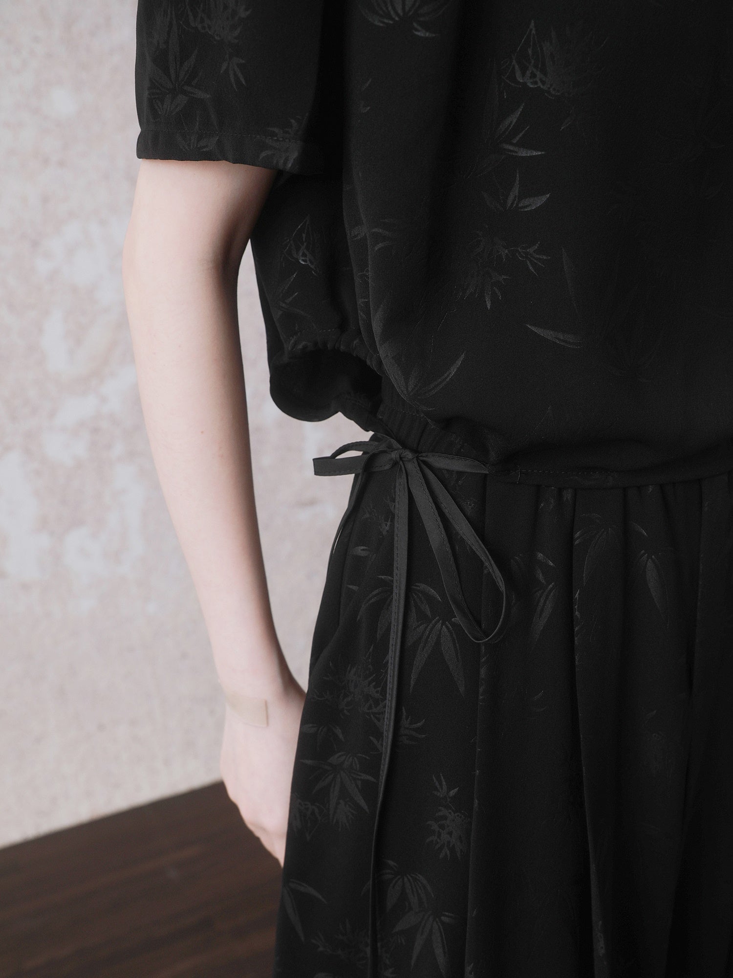 Bamboo Chinese Style Cropped Shirt & Long Skirt Set-Up