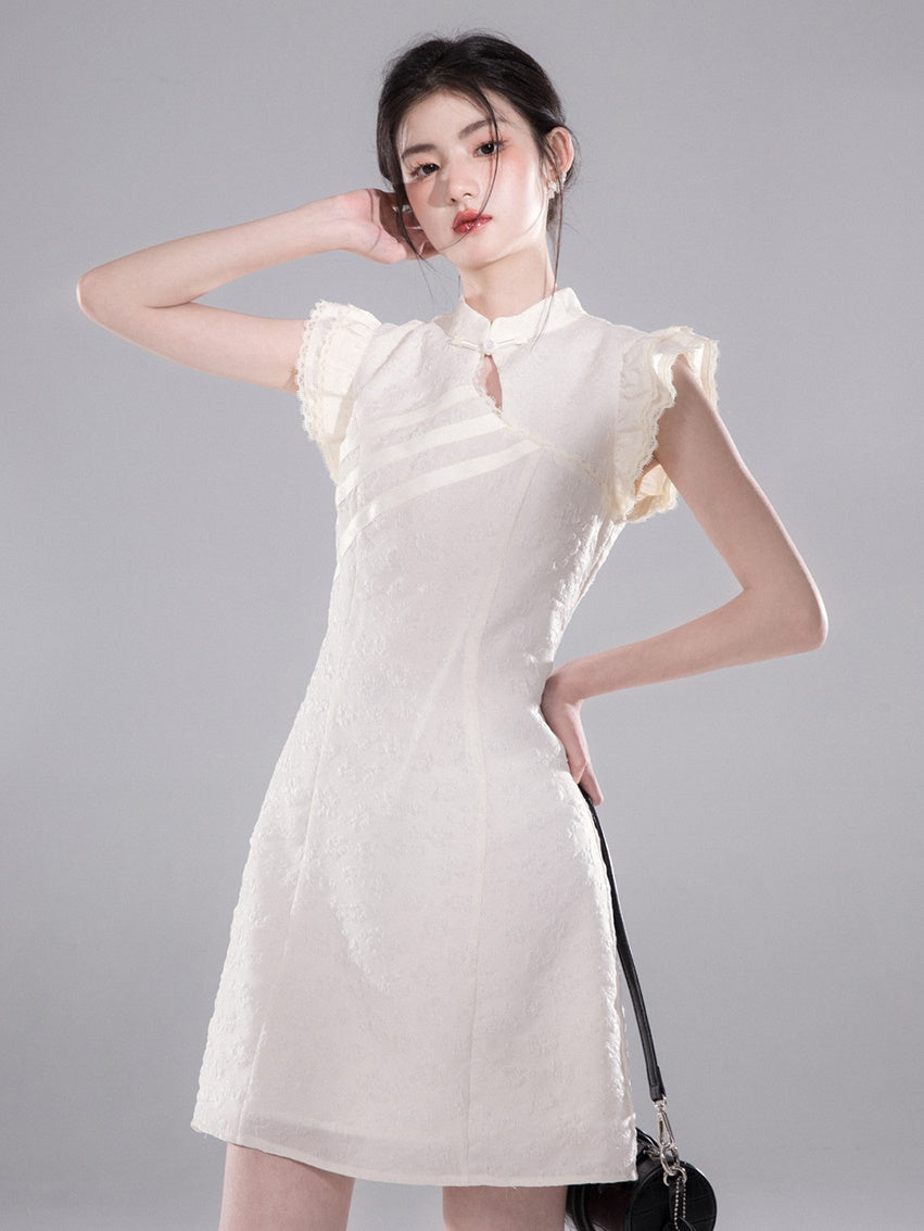 Chinesischer Stil kleines fliegendes Ärmelbandkleid