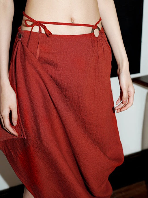 Schnürschlitz -Longrock