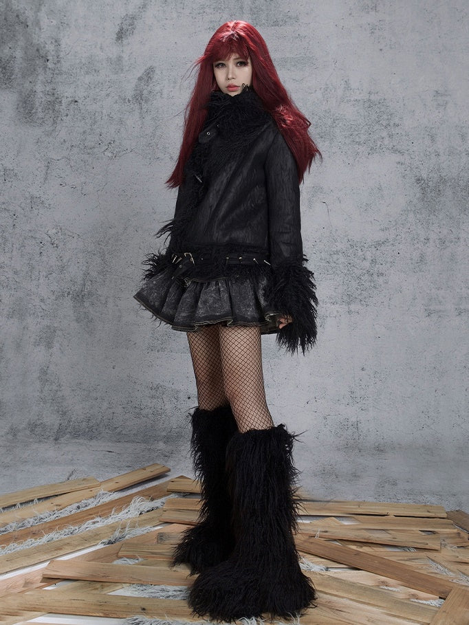 Fake FUR Stitch Jacket