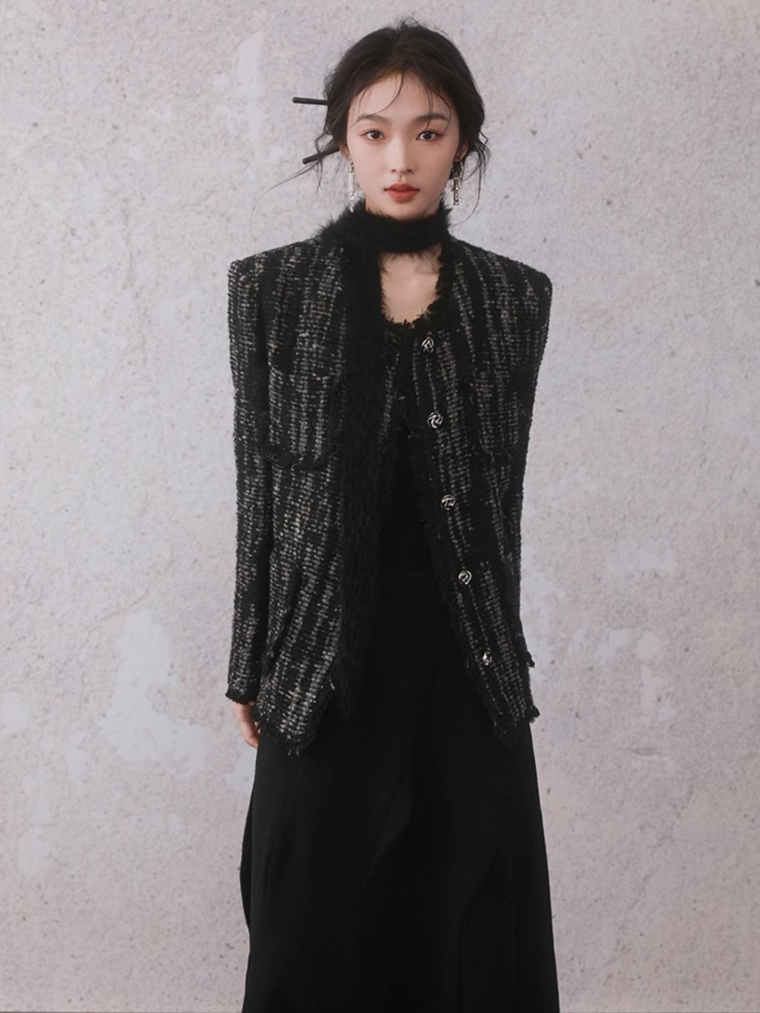 Fringed Small Fragrant Short Coat