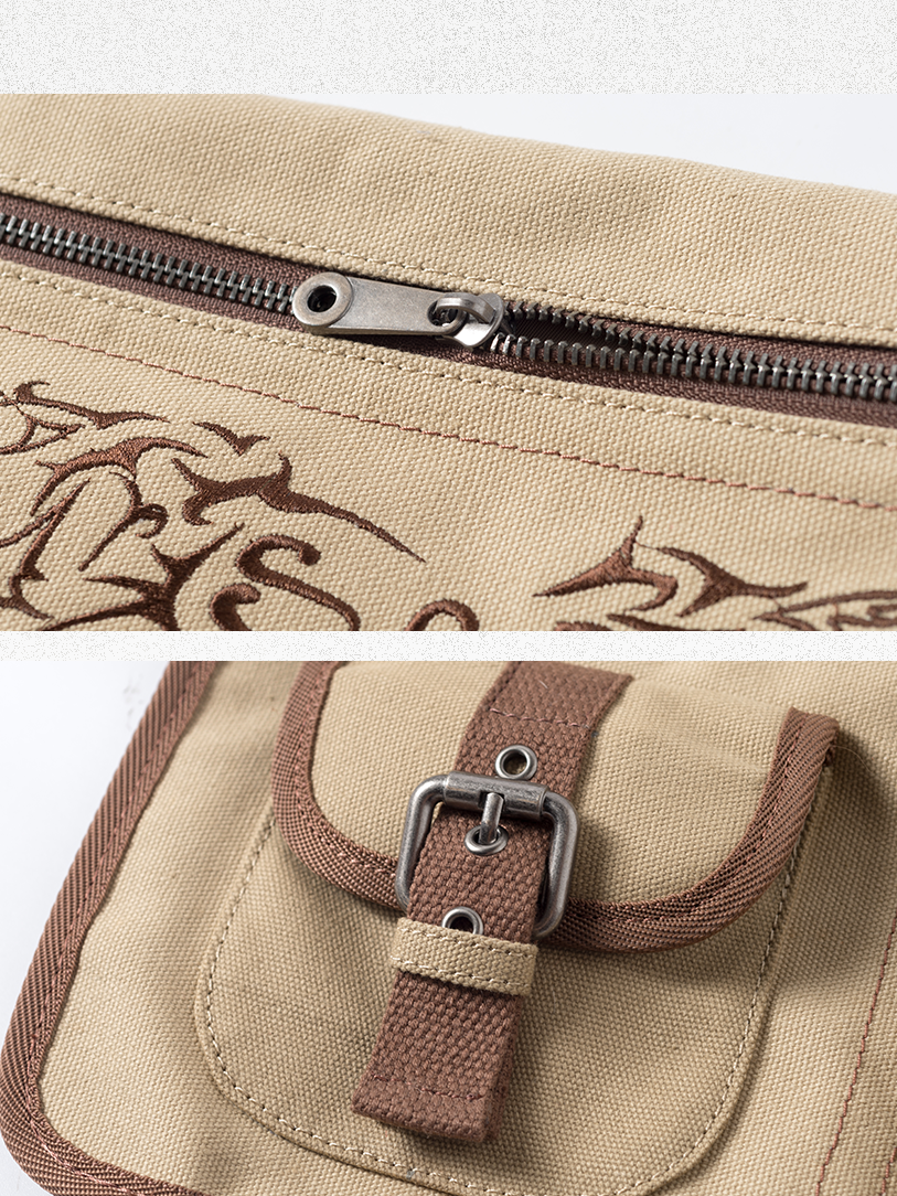 Canvas Messenger Bag