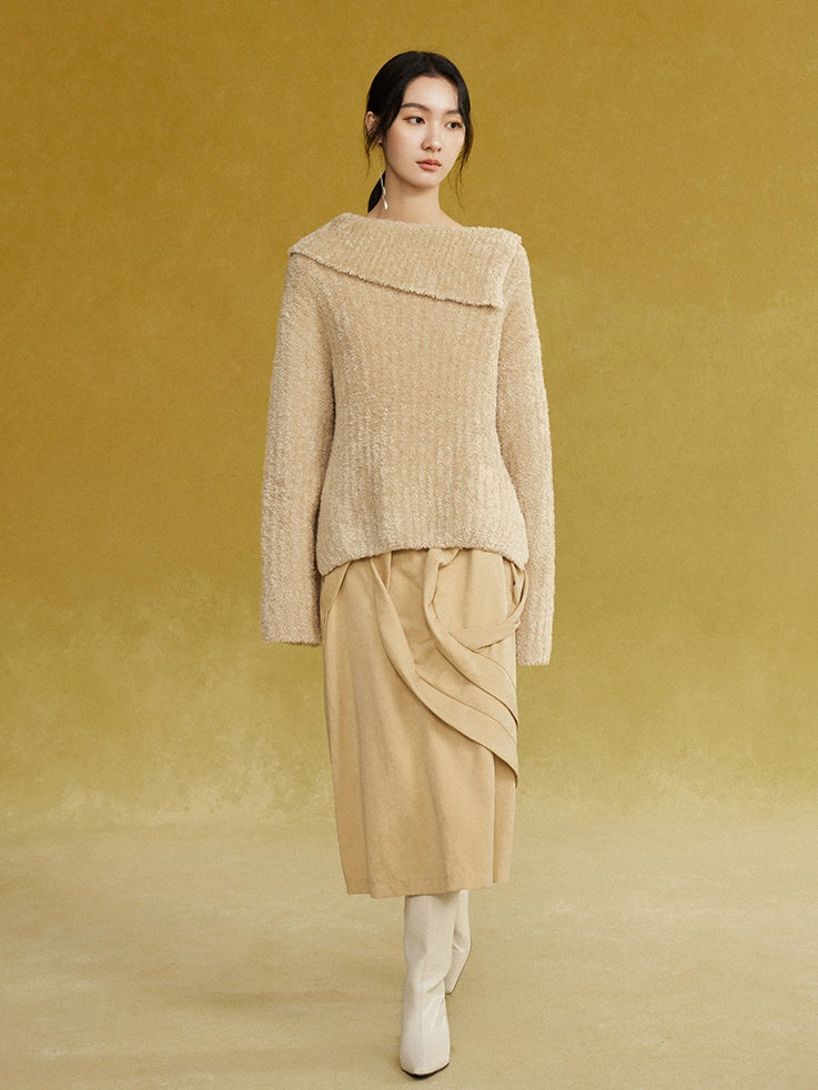 Relaxed Silhouette Loose Sweater