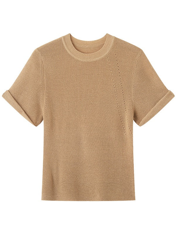 Small Round Neck Basic T-shirt