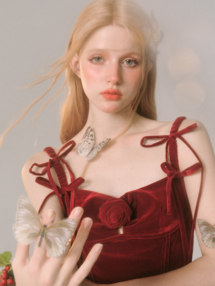 Rosenletter -Schlupfkleid