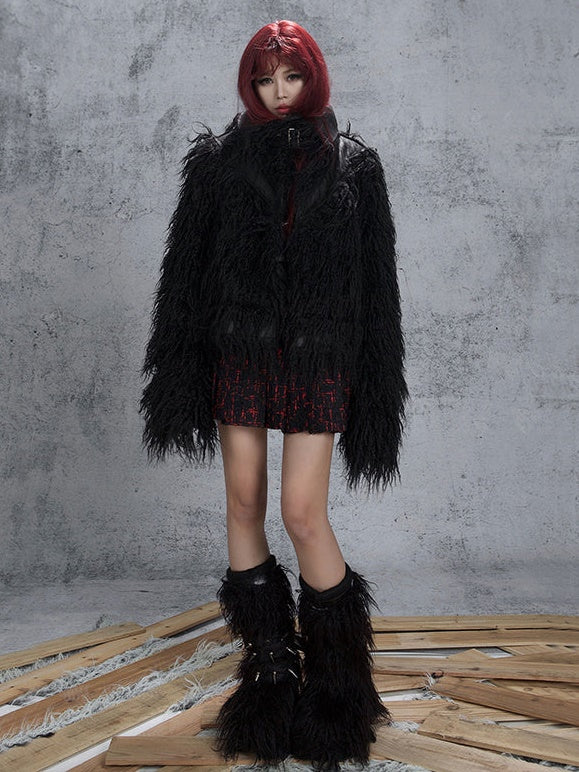 Fake FUR Stitch Jacket