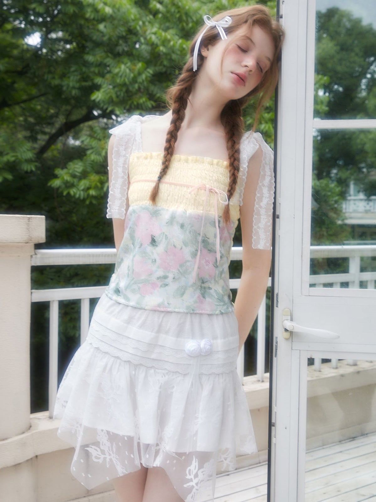 Lace Stitch Short Skirt & Long Skirt