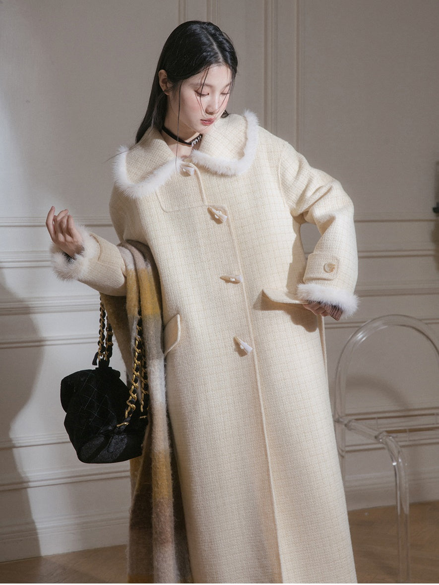 Fur Edge Doll Collar Coat
