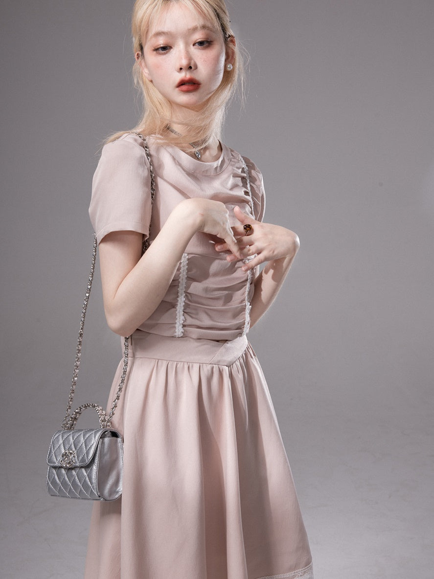 Ribbon Sattel Design Top & Unrevular Short Rock Setup