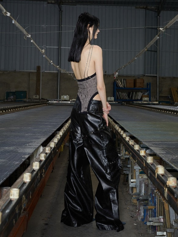 2ways Up And Down Sleeveless Top