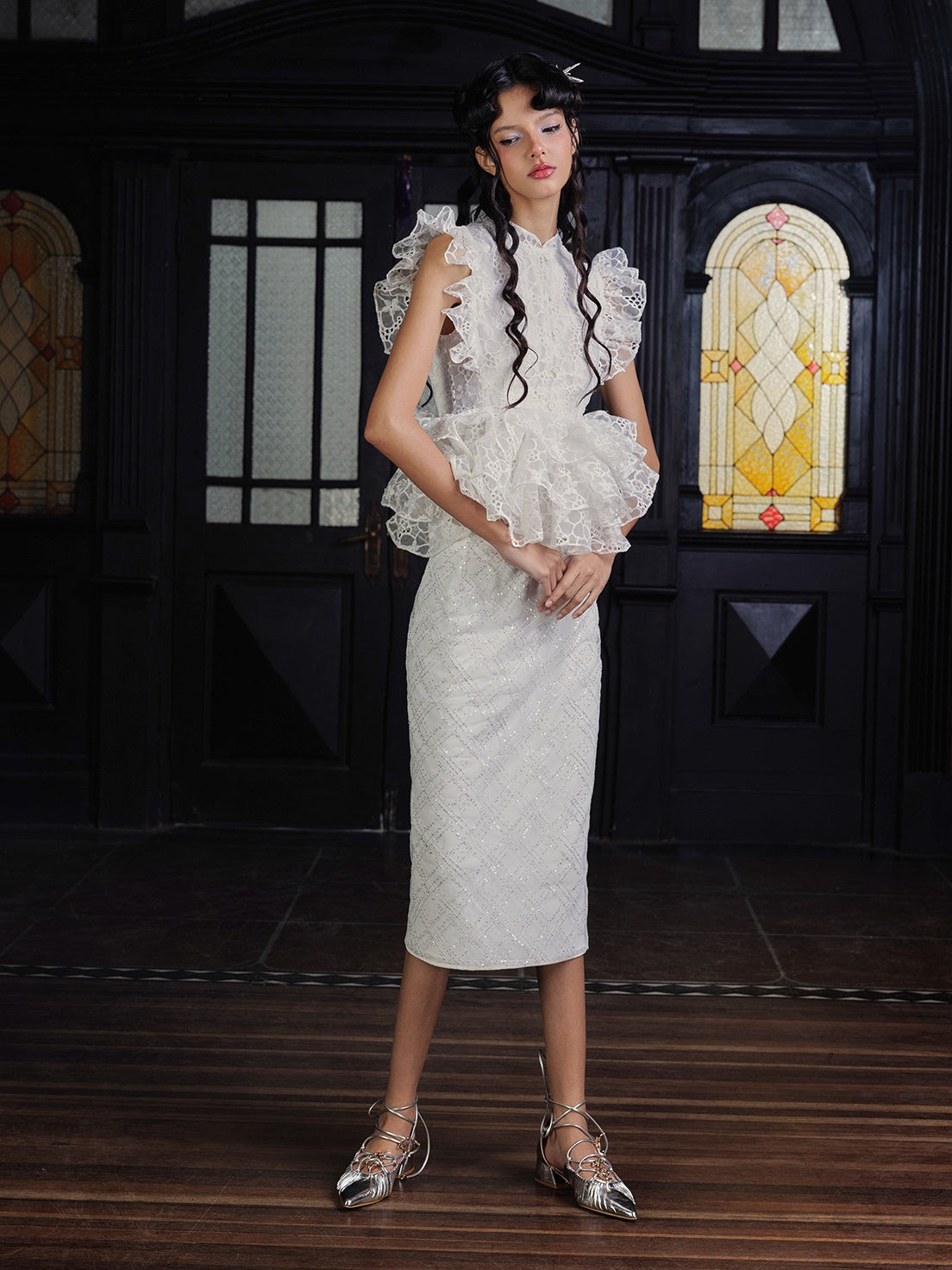 Spitzenfliegerhülle Top