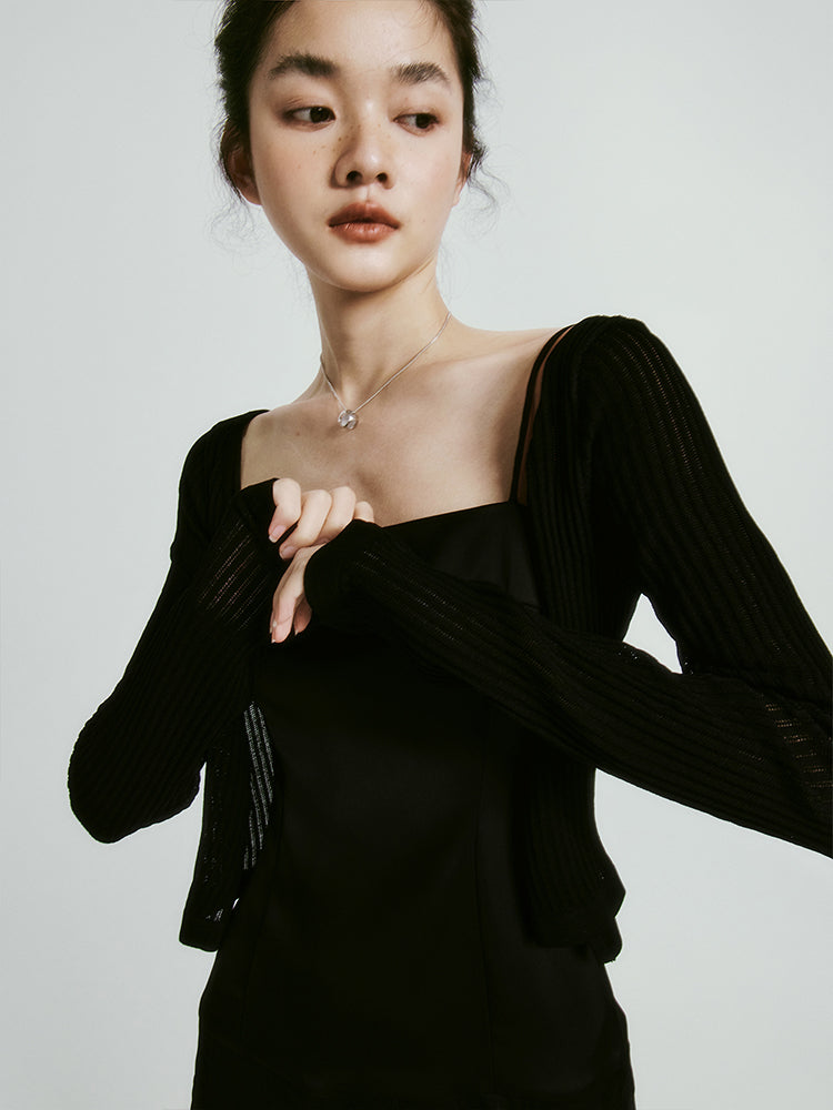 여름 선 스크린 가디건