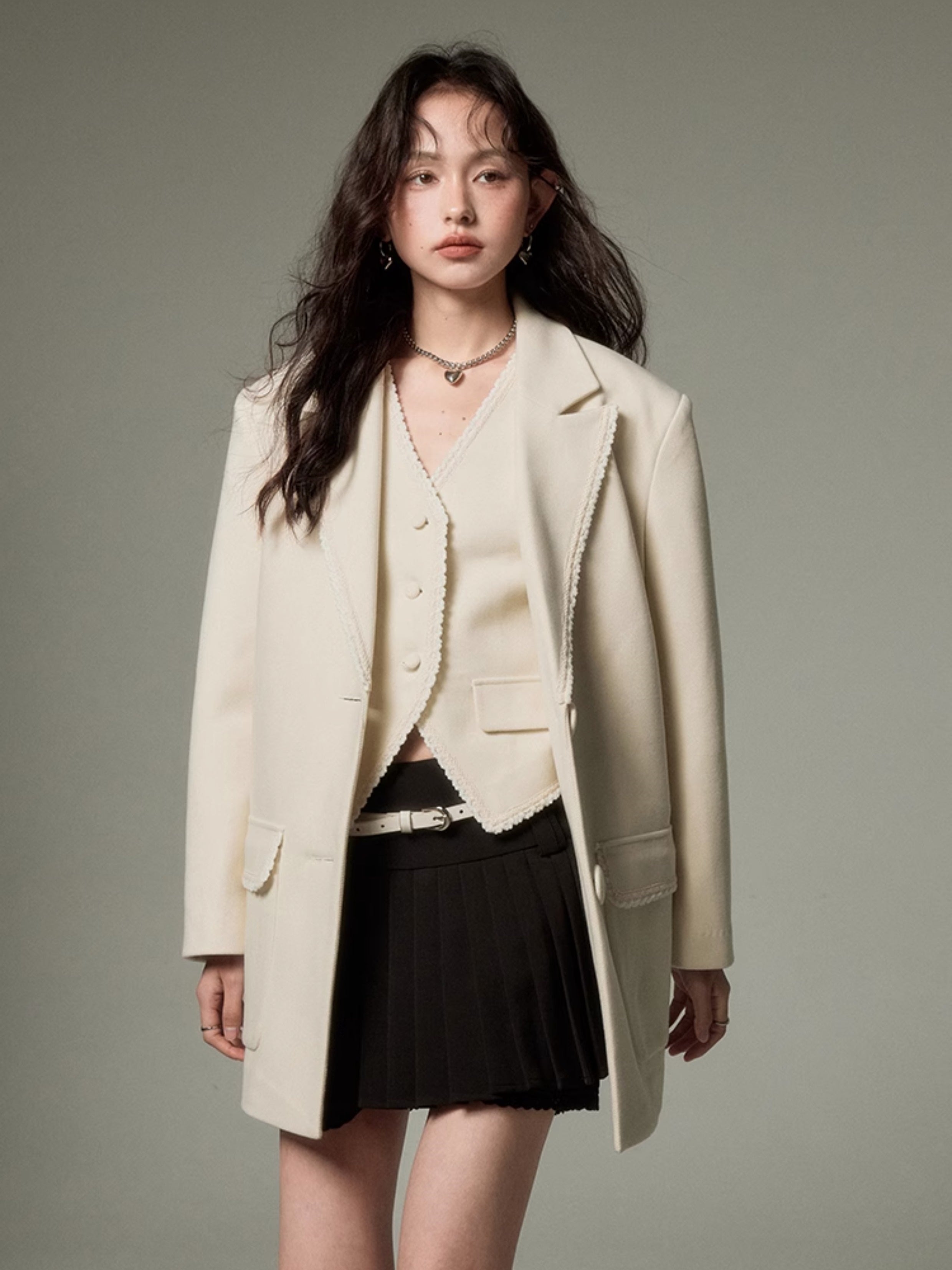 Classical Design Jacket & Vest Set-up