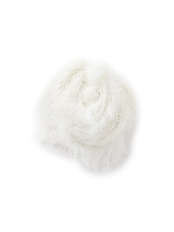 Furry Flower Brooch & Lariette